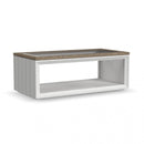 Melody - Rectangular Coffee Table With Casters - White