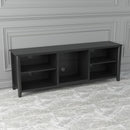 TV Stand Storage Media Console Entertainment Center,Tradition Black,wihout drawer - Atlantic Fine Furniture Inc