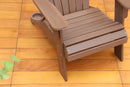 Polystyrene Adirondack Chair - Brown - Atlantic Fine Furniture Inc