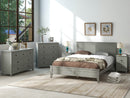 Gray Solid Wood 5 Pieces Full Bedroom Sets(bed+nightstand*2+chest+dresser）NEW - Atlantic Fine Furniture Inc