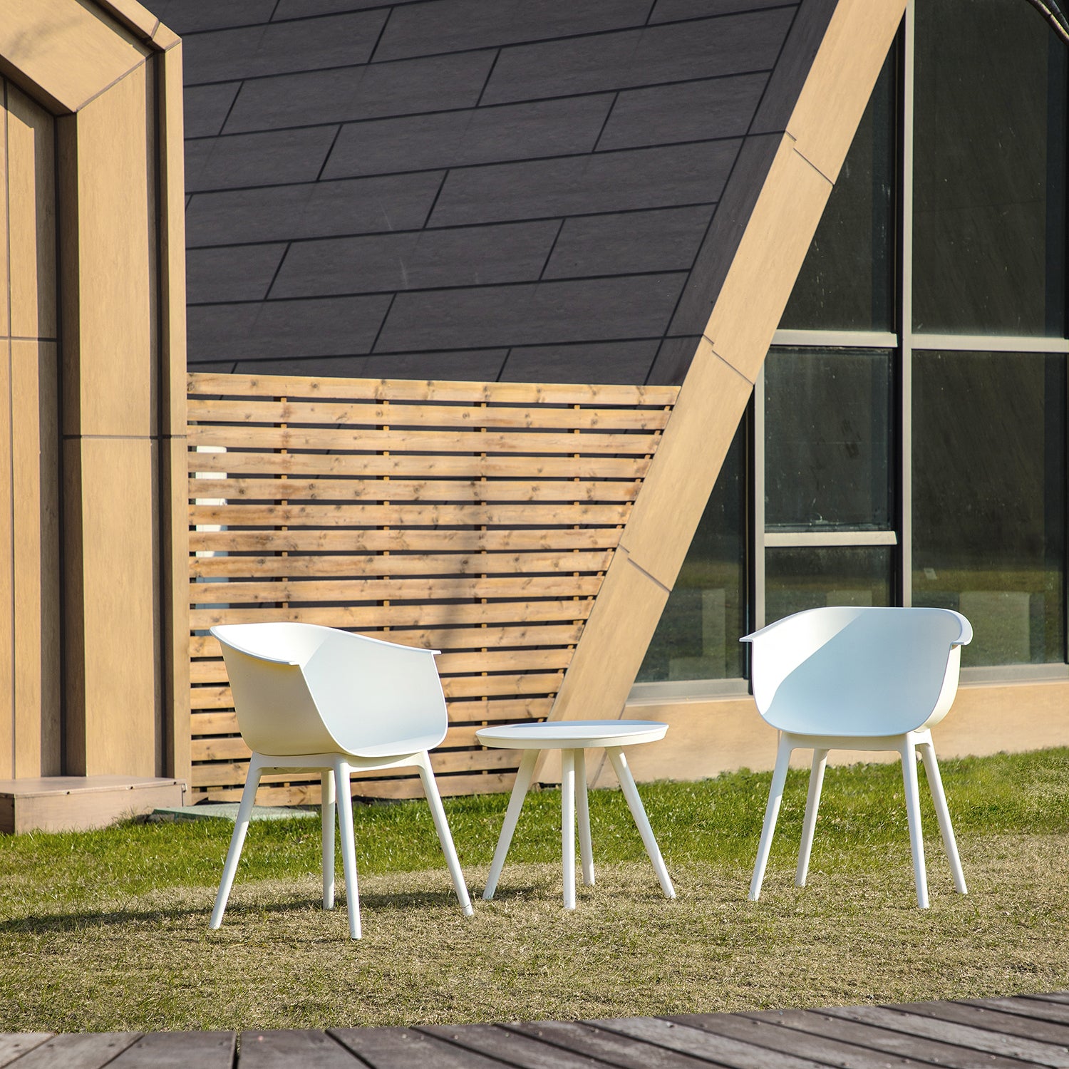 Parnasia 3-piece Conversation Set Patio Seating Group - Atlantic Fine Furniture Inc