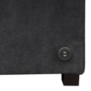 Linen Upholstered Sleeper Bed , Pull Out Sofa Bed Couch attached two throw pillows,Dual USB Charging Port and Adjustable Backrest for Living Room Space，Black - Atlantic Fine Furniture Inc