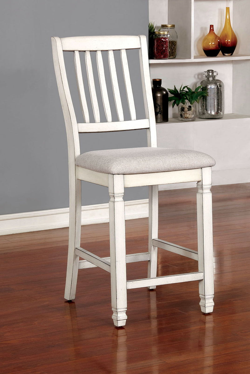 Kaliyah - Counter Height Chair (Set of 2) - Antique White