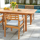 Gloucester Teak-like 5-Piece Dining Set - Atlantic Fine Furniture Inc