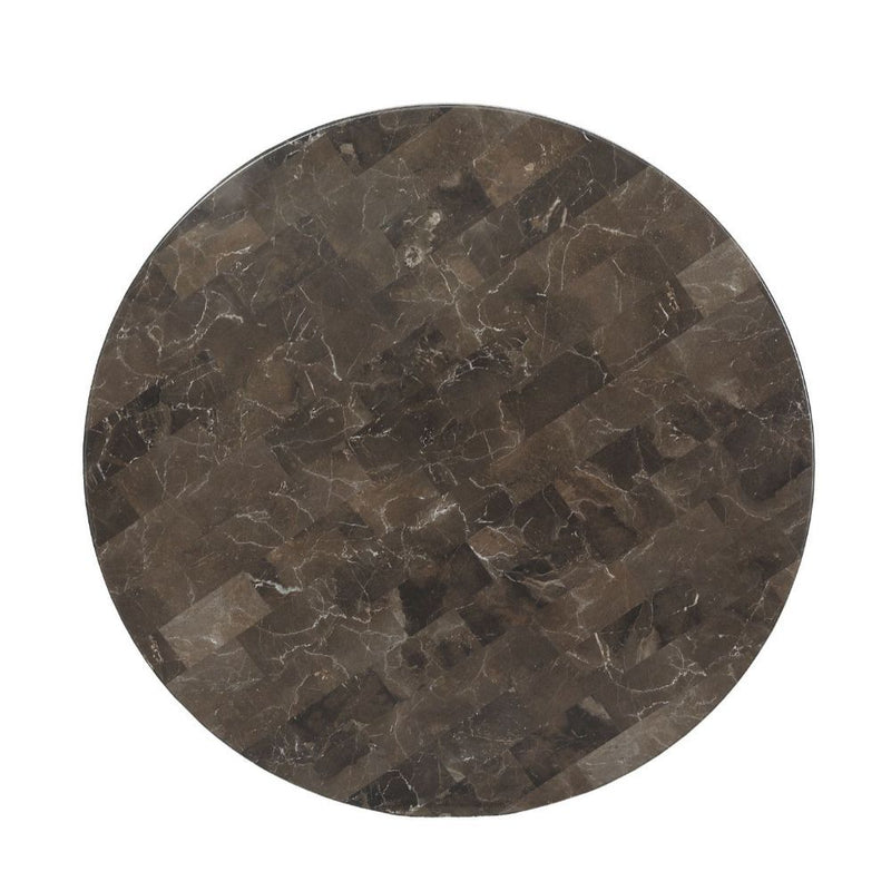 Burnett - Dining Table - Faux Marble & Dark Gray