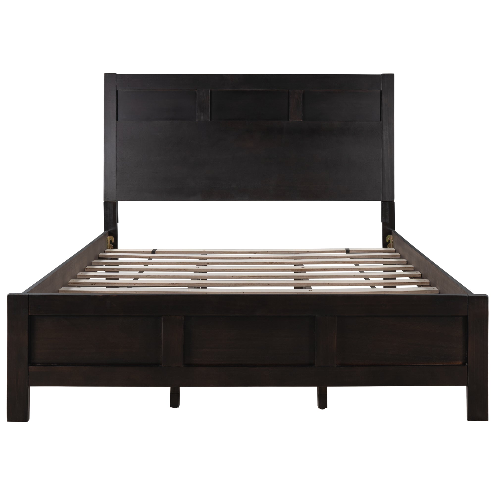 Classic Rich Brown 3 Pieces Queen Bedroom Set (Queen Bed + Nightstand+ Dresser) - Atlantic Fine Furniture Inc