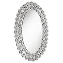 Colleen - Oval Wall Mirror - Silver - Atlantic Fine Furniture Inc