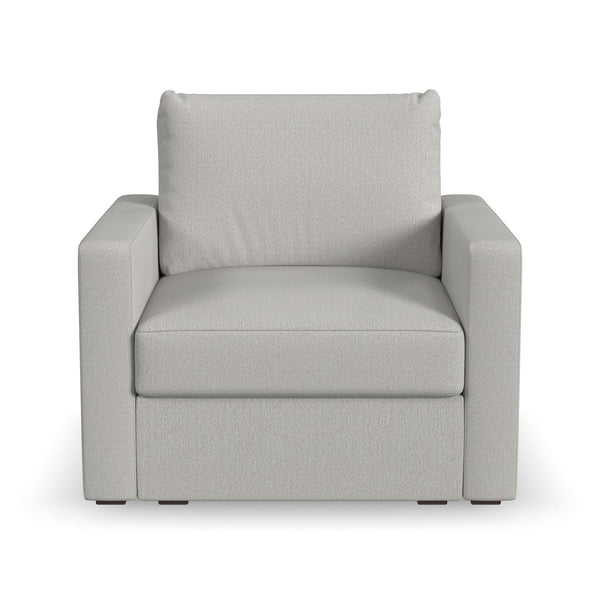Flex - Chair with Standard Arm - Pearl Silver