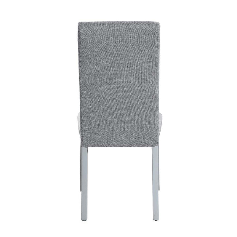 Lanton - Side Chair (Set of 2) - Gray Linen & Antique White Finish