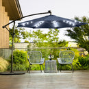 Philemon 10 - Atlantic Fine Furniture Inc Solar Light Cantilever Umbrella - Atlantic Fine Furniture Inc