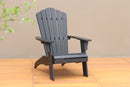 Polystyrene Adirondack Chair - Black - Atlantic Fine Furniture Inc