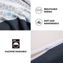 10 Inch Queen Size Memory Foam Mattress, Mattress in A Box, Gel Memory Foam Infused Bamboo Charcoal, CertiPUR-US Certified,Made in USA Atlantic Fine Furniture Inc