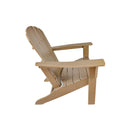 UM HDPE Resin Wood Adirondack Chair - Brown - Atlantic Fine Furniture Inc