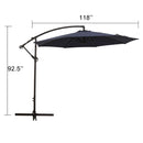 10FT Outdoor Table Market Patio Umbrella for Garden, Deck, Backyard and Pool - Atlantic Fine Furniture Inc
