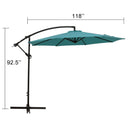 10FT Outdoor Table Market Patio Umbrella for Garden, Deck, Backyard and Pool - Atlantic Fine Furniture Inc