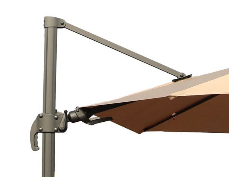 11 Feet Cantilever Umbrella with Carry Bag, Taupe - Atlantic Fine Furniture Inc