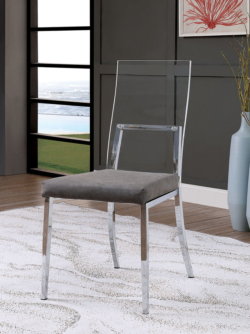 Casper - Side Chair (Set of 2) - Pearl Silver