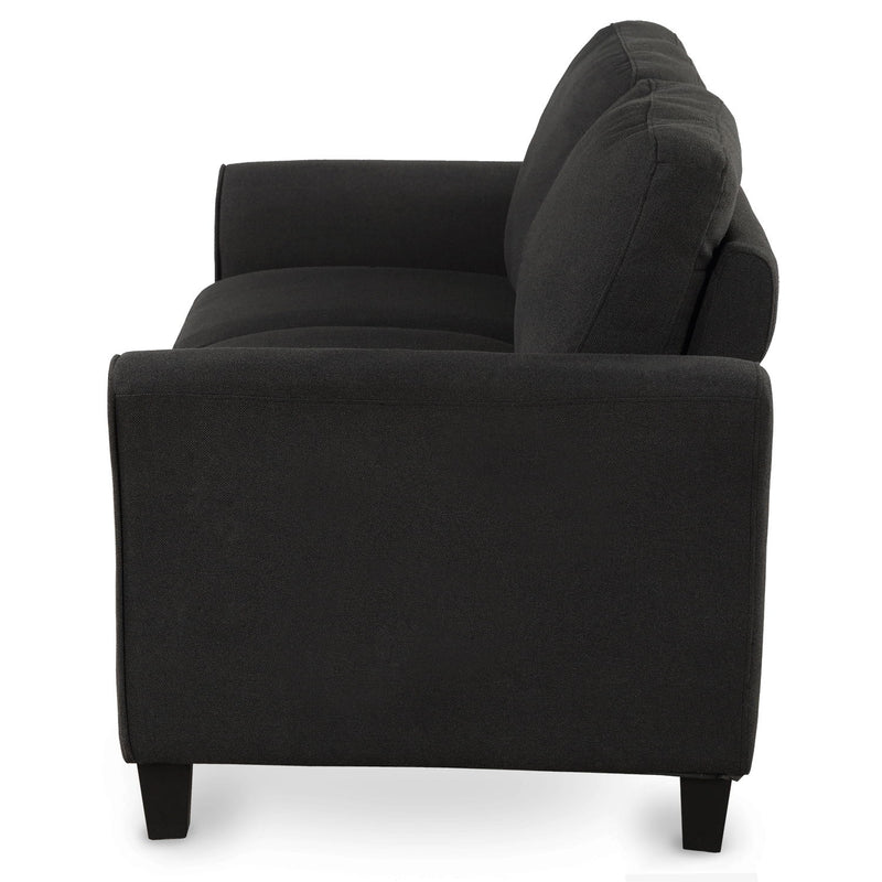 Love Seat Sofa Double Seat Sofa - Living Room Furniture (Loveseat Chair) - Black