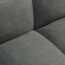 FUTON SLEEPER SOFA WITH 2 PILLOWS Dark gray FABRIC（same as W223S01338、W223S00991。Size difference, See Details in page.） - Atlantic Fine Furniture Inc