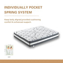 12" Hybrid Pocket Spring Mattress-QUEEN - Atlantic Fine Furniture Inc