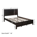 Classic Rich Brown 3 Pieces Queen Bedroom Set (Queen Bed + Nightstand+ Dresser) - Atlantic Fine Furniture Inc
