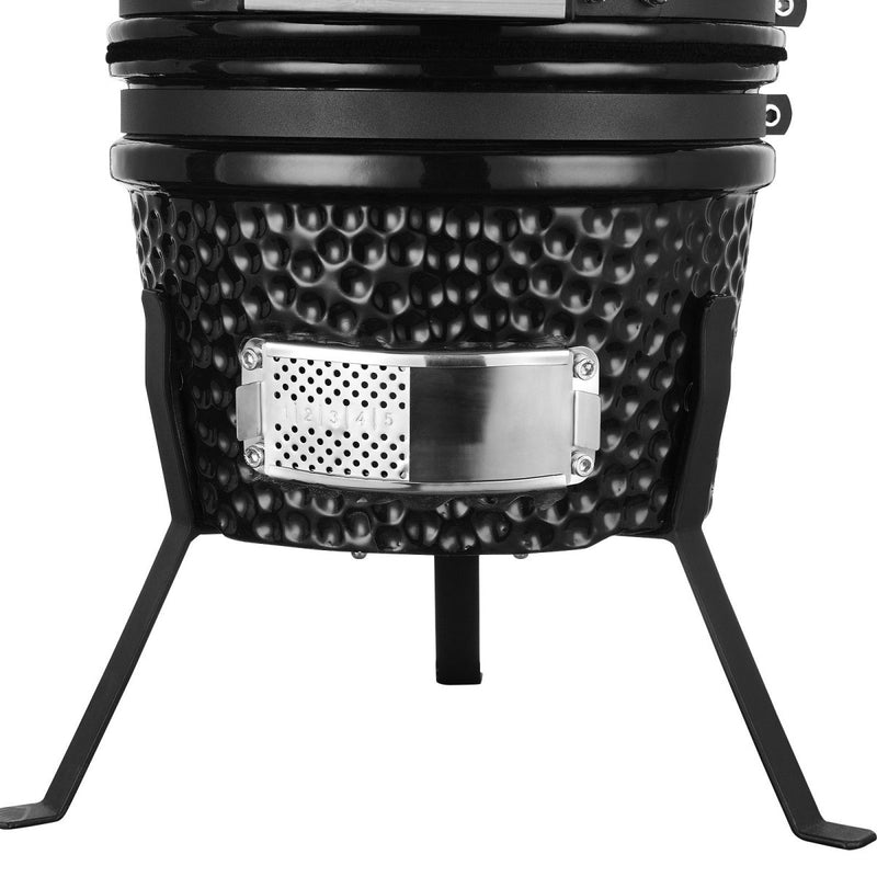 13 inch kamado grill-black - Atlantic Fine Furniture Inc