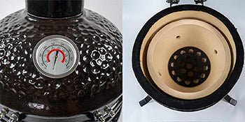 13 inch kamado grill-black - Atlantic Fine Furniture Inc