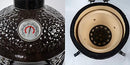 13 inch kamado grill-black - Atlantic Fine Furniture Inc