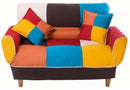 NEW SKU: WF296669ZAA---U_STYLE Small Space Colorful Sleeper Sofa, Solid Wood Legs - Atlantic Fine Furniture Inc