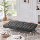 Futon Sofa Bed, Upholstered Convertible Folding Sleeper Recliner for Living Room - Atlantic Fine Furniture Inc