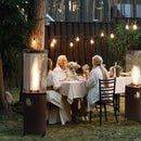 Black Outdoor Square Propane Patio Heater 41000 BTU - Atlantic Fine Furniture Inc