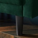 REVERSIBLE SECTIONAL SOFA SLEEPER WITH 2 PILLOWS DARK GREEN VELVET(W223S00426) - Atlantic Fine Furniture Inc