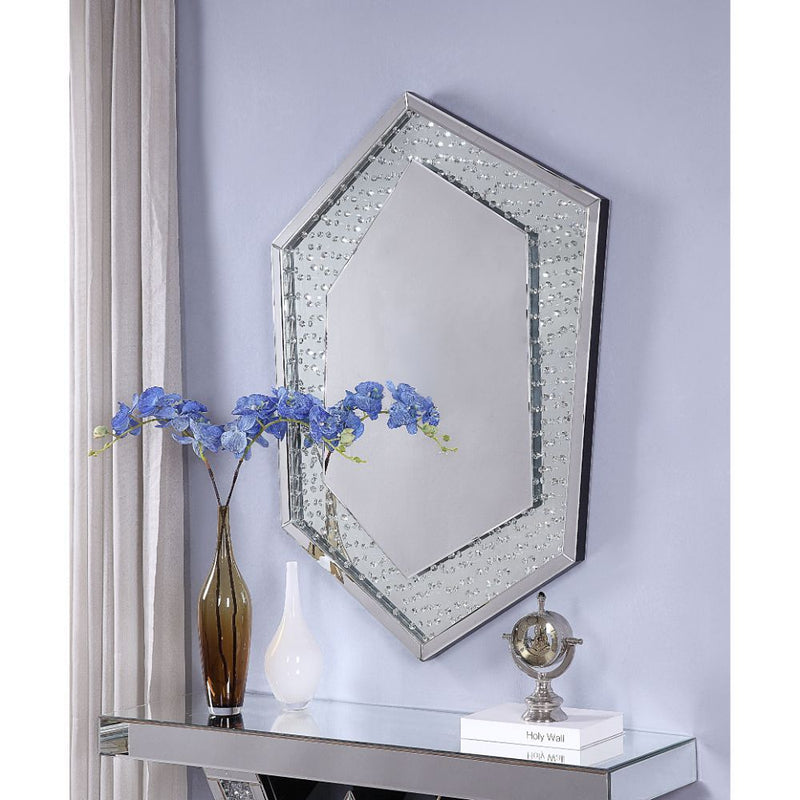 Nysa - Wall Decor - Mirrored & Faux Crystals