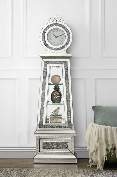 Noralie - Grandfather Clock - Mirrored - 63"