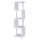 Baxter - 4-shelf Bookcase - Atlantic Fine Furniture Inc