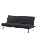 Futon Sofa Bed , Folding  Sofa Couch Bed , Upholstered Convertible Sleeper for Living Room - Atlantic Fine Furniture Inc