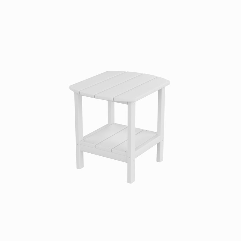 HDPE Side Table, White