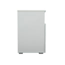 TV Stand  High Gloss Doors Modern TV Stand LED (White) - Atlantic Fine Furniture Inc