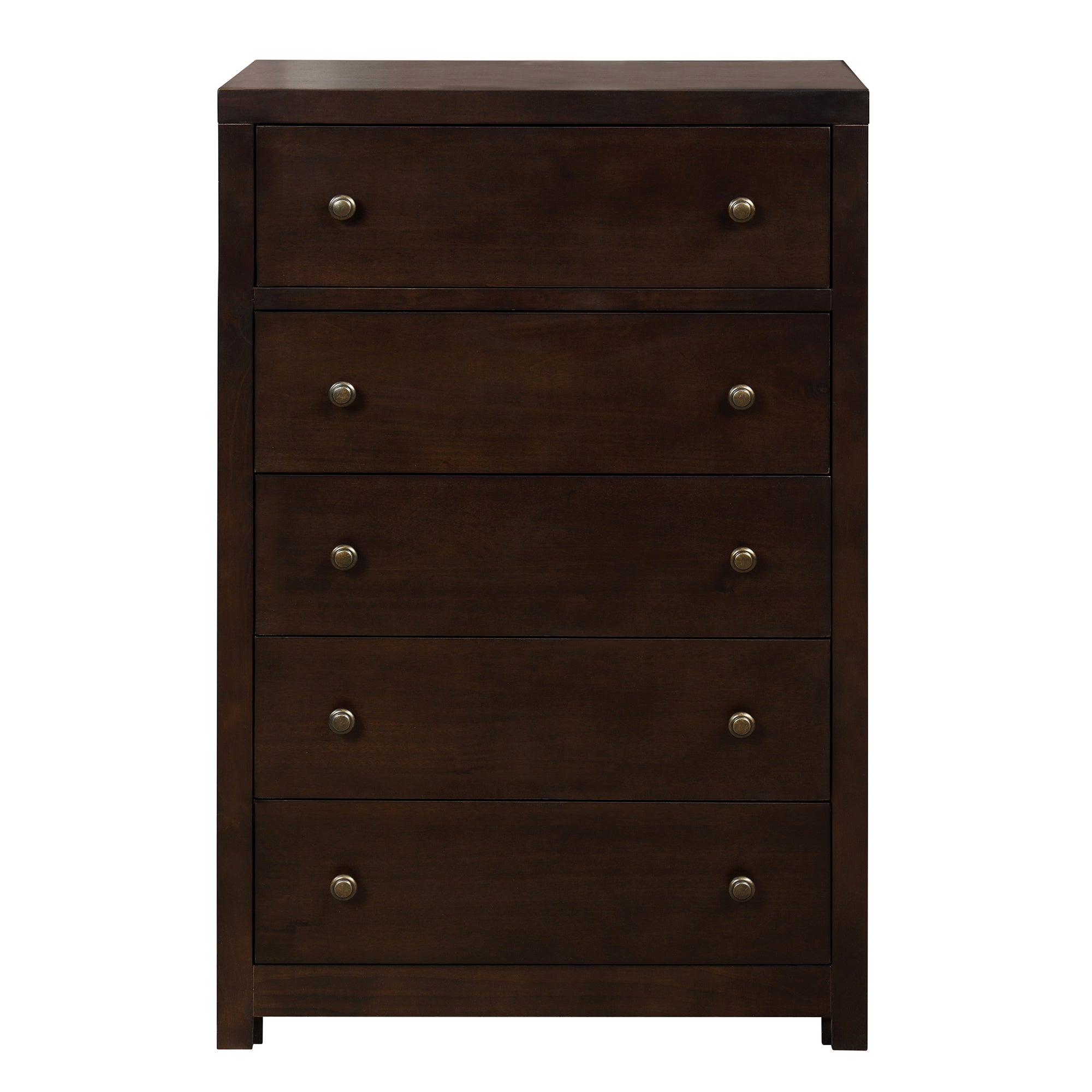 Classic Rich Brown 3 Pieces Queen Bedroom Set (Queen Bed + Nightstand+ Chest) - Atlantic Fine Furniture Inc