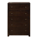 Classic Rich Brown 4 Pieces Queen Bedroom Set (Queen Bed + Nightstand*2+ Chest) - Atlantic Fine Furniture Inc