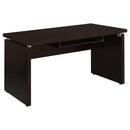 Skylar - Computer Desk With Keyboard Drawer - Cappuccino - Atlantic Fine Furniture Inc