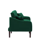 FUTON SOFA SLEEPER Green VELVET WITH 2 PILLOWS（same  as W223S00360。Size difference, See Details in page.）***Not available for sale on Walmart*** - Atlantic Fine Furniture Inc