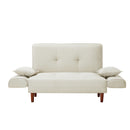 RELAX LOUNGE SOFA BED SLEEPER WITH 2 PILLOWS BEIGE FABRIC - Atlantic Fine Furniture Inc