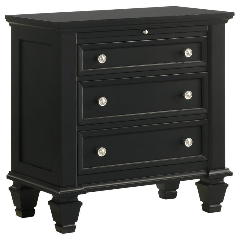 Sandy Beach - 3-drawer Nightstand - Atlantic Fine Furniture Inc