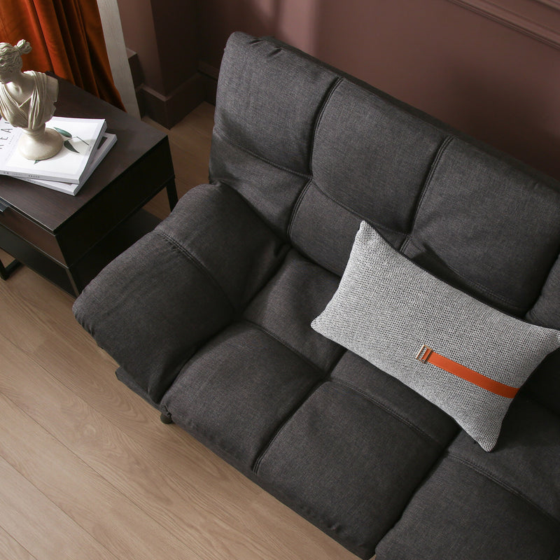 Convertible Memory Foam Futon Couch Bed, Modern Folding Sleeper Sofa-SF267FADGY - Atlantic Fine Furniture Inc