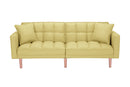 FUTON SLEEPER SOFA WITH 2 PILLOWS YELLOW FABRIC（W223S00033、W223S00584、W223S01340 ） - Atlantic Fine Furniture Inc