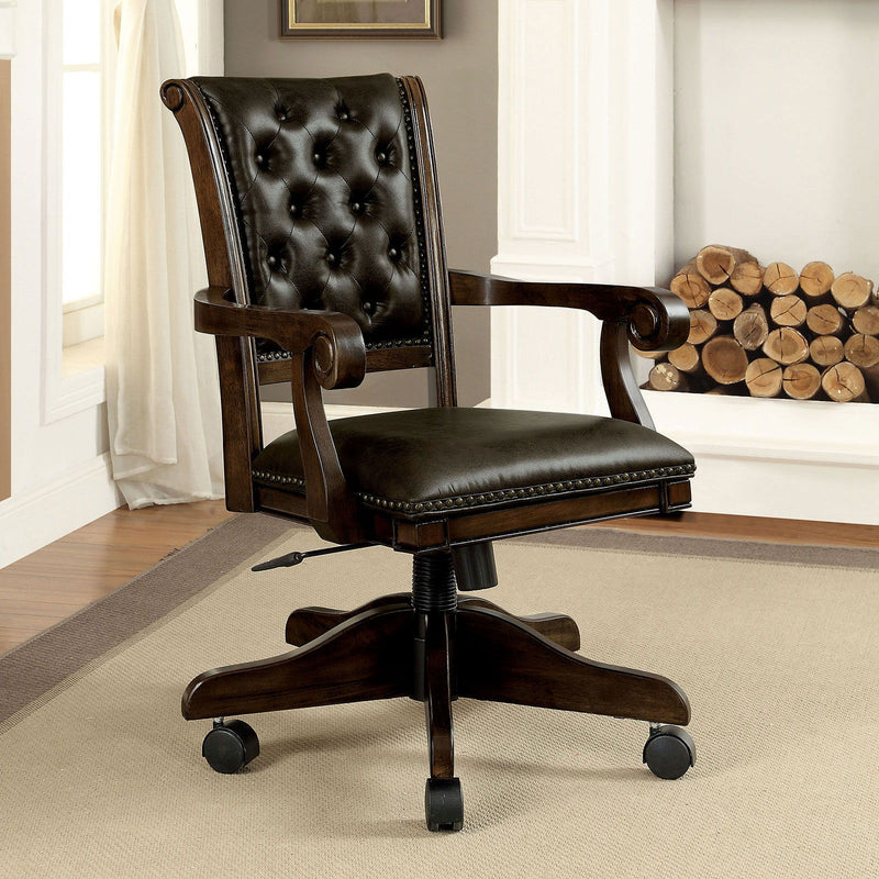 Kalia - Height-Adjustable Arm Chair - Brown