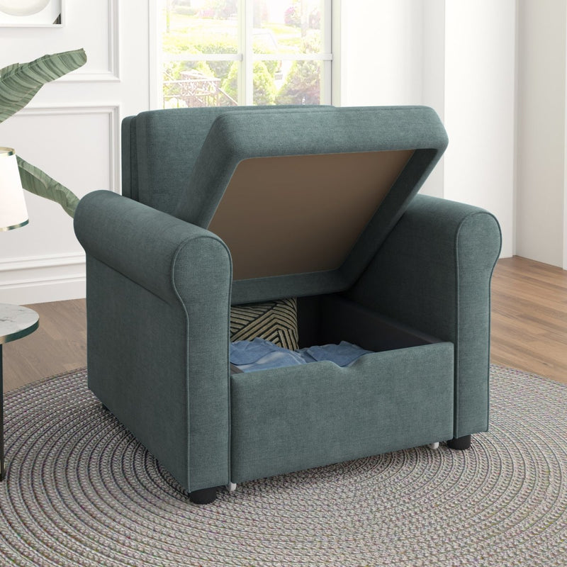 Convertible twin sleeper online chair