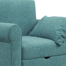 2-in-1 Sofa Bed Chair, Convertible Sleeper Chair Bed,Adjust Backrest Into a Sofa,Single Bed,Modern Chair Bed Sleeper for Adults, Teal - Atlantic Fine Furniture Inc