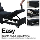 [Video] Welike 24.5"W Sleeper sofa bed, convertible chair 4 in 1 multifunctional folding sleeper sofa bed pull out sleeper sofa bed with adjustable backrest, single bed chair for small spaces - Atlantic Fine Furniture Inc